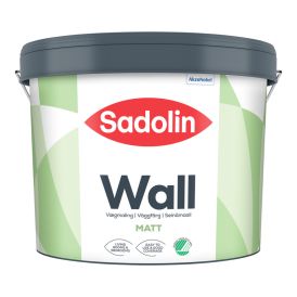 Veggmálning mött 10% 9L hvít Sadolin