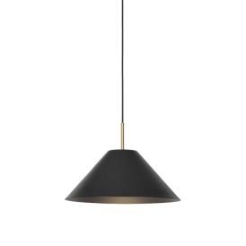 Hangandi ljós E27 Hyggel Ø40cm grafít svart
