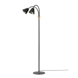 Gólflampi 2xGU10 Hygge 2 135cm svartur