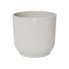 Blómapottur Vibes Fold Round Ø18cm hvítur