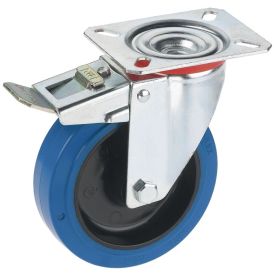 Snúningshjól með bremsu Dörner & Helmer 100x36mm 150kg