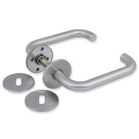 Hurðarhúnn U form með rósettum Jasa 16mm 4mm