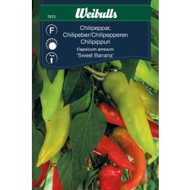 Grænmetisfræ chilli Sweet BananaWibulls
