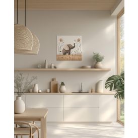 Hljóðvistarmynd fíll 600x600x20 mm InEx