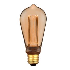Skrautpera LED E27 innbyggður dimmer 4W Ø64 mm