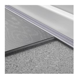 Frágangslisti vinkillisti 100x2,5x2 cm Logoclic grár plast