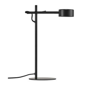 Borðlampi LED Clyde svartur 40,7 cm