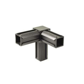 Samtengi horn 20x20x1,5 mm svart