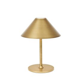Borðlampi LED þráðlaus Hygge 3W IP54 19cm messing