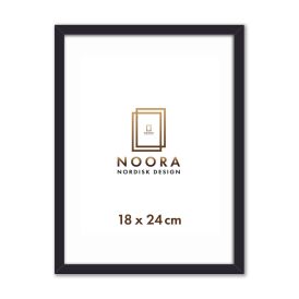 Myndarammi 18x24 cm Noora fura svartur