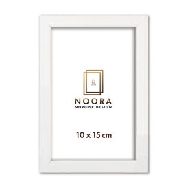 Myndarammi 10x15 cm Noora fura hvítur