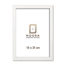 Myndarammi 15x21 cm Noora fura hvítur