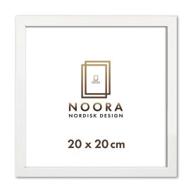Myndarammi 20x20cm Noora fura hvítur