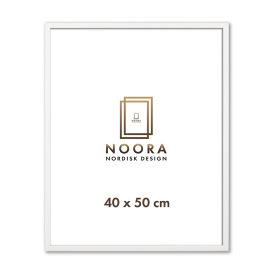 Myndarammi 40x50cm Noora fura hvítur