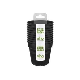 Blómapottur Green basic Ø7,3cm Elho svartur 10stk