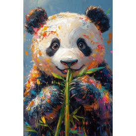 Hljóðvistarmynd pandadýr 800x1220x20 mm InEx