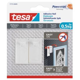 Veggfesting á veggfóður og gips límd Tesa 0,5kg 2stk