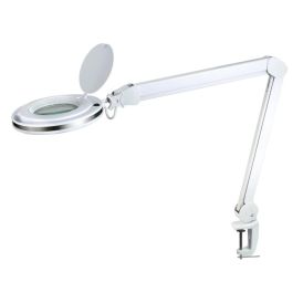 Föndurljós með stækkunargleri LED Magni 8W 76cm hvítt