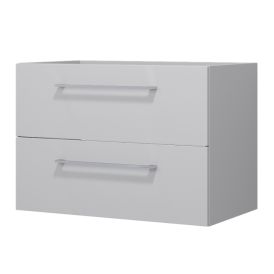Handlaugarskápur 80 cm Camargue Nord 2S matt hvítur
