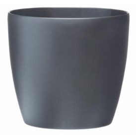 Blómapottur Brussels Round Ø14cm dökkgrár