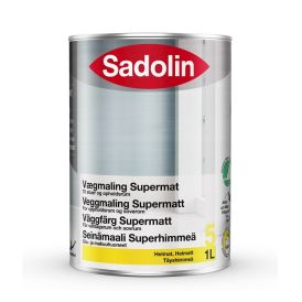 Vegg- og loftmálning Supermatt base clear 1L Sadolin