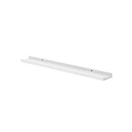 Hilla 800x90x30 mm Dolle Shelf+ Border hvít