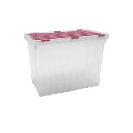 Plastkassi á hjólum með loki 25L Jelenia (margir litir) 1stk