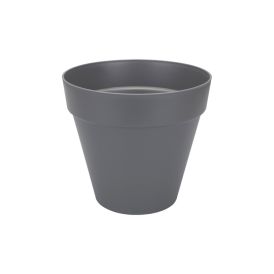 Útiblómapottur á hjólum Loft Urban Round Ø38,5cm dökkgrár