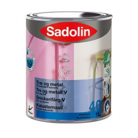 Viðar- og Málmmálning base clear hálfglans 1L Sadolin