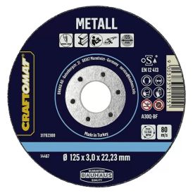 Skurðarskífa 125mm Craftomat málmur