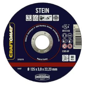 Skurðarskífa 125mm Craftomat steinn