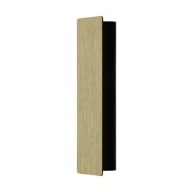 Veggljós LED Zubialde 12W 36cm svart/tré