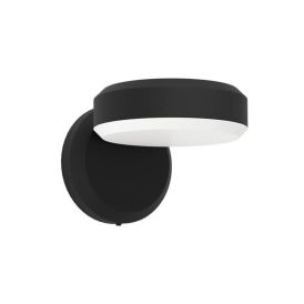 Veggljós LED Fornaci 8,7W IP54 svart