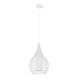 Hangandi ljós E27 Razoni 1 Ø 32,5cm hvítt