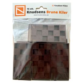 Fleygar 15x45x90mm Knudsen Kilen 16stk brúnir