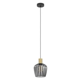 Hangandi ljós E27 Empoli pendant Ø20 cm svart/messing