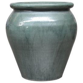 Blómapottur Hera grænn 33cm Scan-Pot
