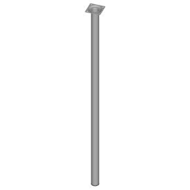 Borðfótur Ø30x300 mm Element-System grár