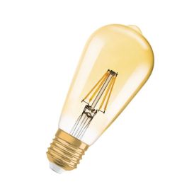 Ljósapera LED E27 2400K Osram 6,5W Ø64mm