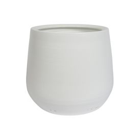 Blómapottur Frances 30cm hvítur Scan-Pot