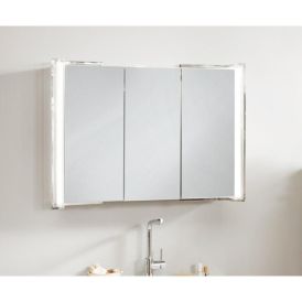FLEXILIGHT SPEGILSKÁPUR 80X60X13,6 HVÍTU