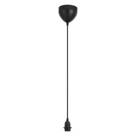 Hangandi ljós E27 Pendant svart