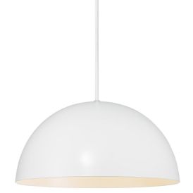 Hangandi ljós E27 Ellen 30 hvítt Ø30 cm