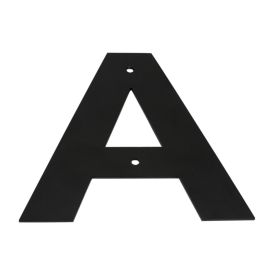 Húsnúmer bókstafur A Allux 10 cm svart