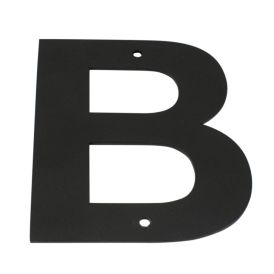 Húsnúmer bókstafur B Allux 10 cm svart