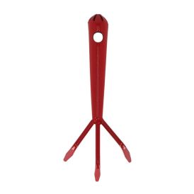 Klóra 3 tennur stál 15cm Garden Life rauð