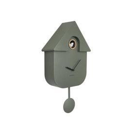Veggklukka Moderne Cuckoo 41cm græn