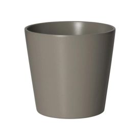 Blómapottur Mynte Ø13,5cm grábrúnn Lauvring