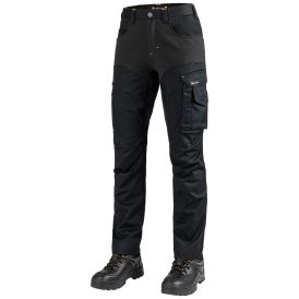 Vinnubuxur kvenna svartar 1091PB-W