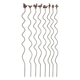 Plöntustoð spiral með styttum 131cm Garden Life margar gerðir